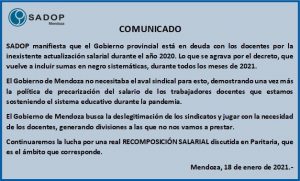 Lee más sobre el artículo Aumento por Decreto en Mendoza