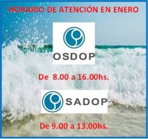 Lee más sobre el artículo EN ENERO estamos en estos horarios