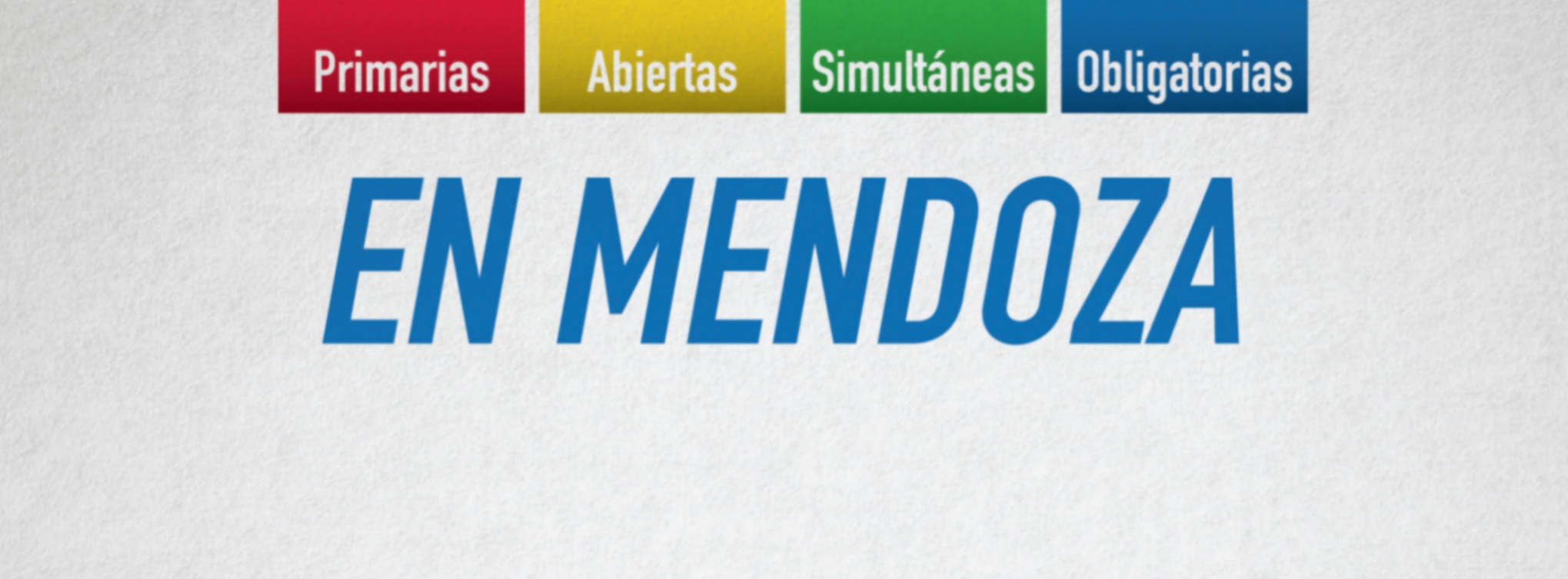 En este momento estás viendo Elecciones primarias en Mendoza